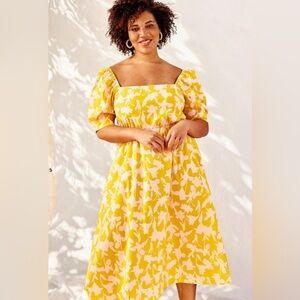 Eloquii Elements Floral Dress